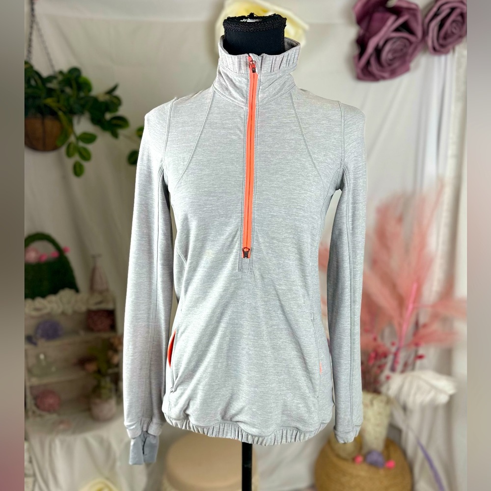Lululemon Forthright Half Zip Jacket In Heather G… - image 1